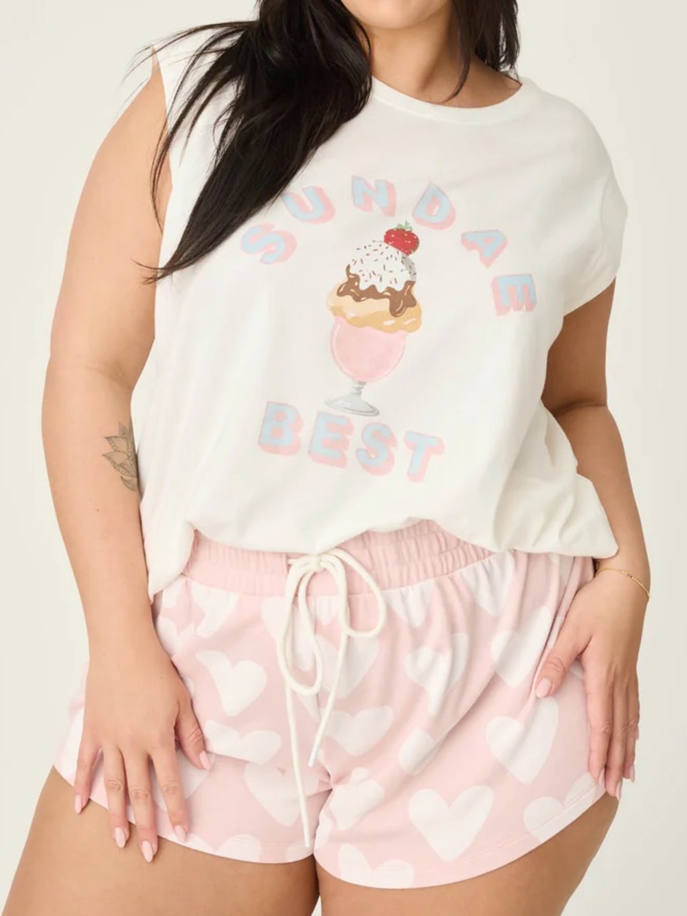 PJ Salvage Sundae Best Lounge Set Plus Size 2X NWT